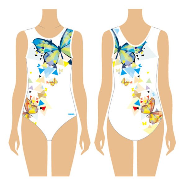Free design gym sublimation practice wear girls gymnastics leotard for competition - Image 6