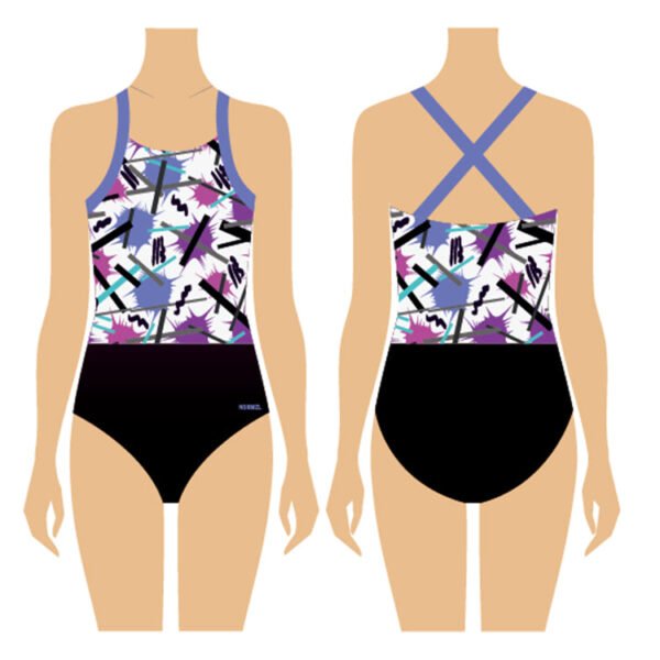 Free design gym sublimation practice wear girls gymnastics leotard for competition - Image 2