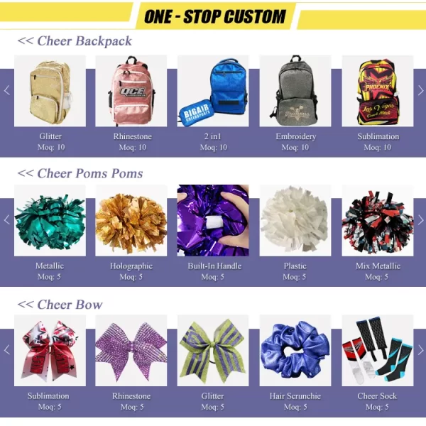 Wholesale custom shiny cheerleading bow strip transfer rhinestone cheer bow - Image 6