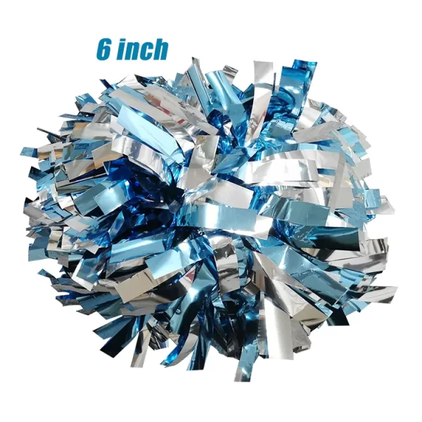 custom size glitter shiny team girls dance performance wholesale cheer pom poms cheerleading accessoire with handles - Image 6