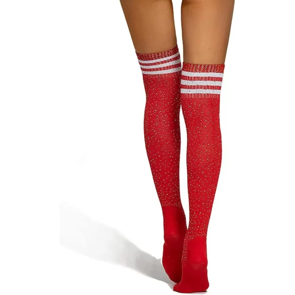 100% Cotton oem custom design Solid women Football Letter team sports soccer Unisex Thick Knitted fitness cheerleading socks - Image 3