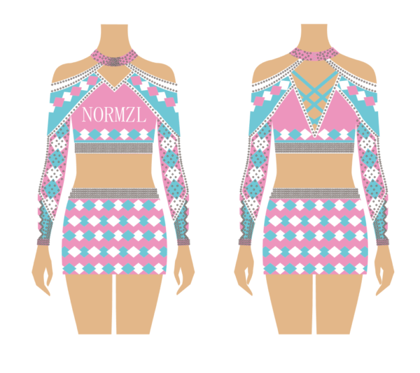 April 2024 new design wholesale custom cheerleading uniforms - Image 8