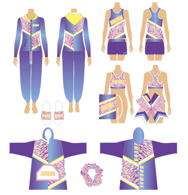 April 2024 new design wholesale custom cheerleading uniforms - Image 12