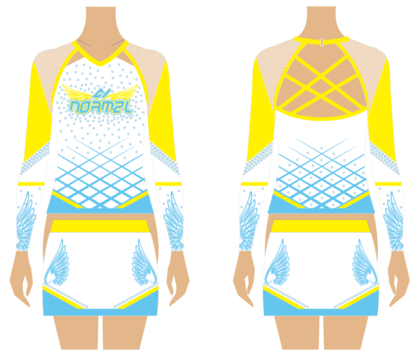 April 2024 new design wholesale custom cheerleading uniforms - Image 2